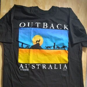 Vintage 90s Churinga Outback Australia Dingos T-Shirt